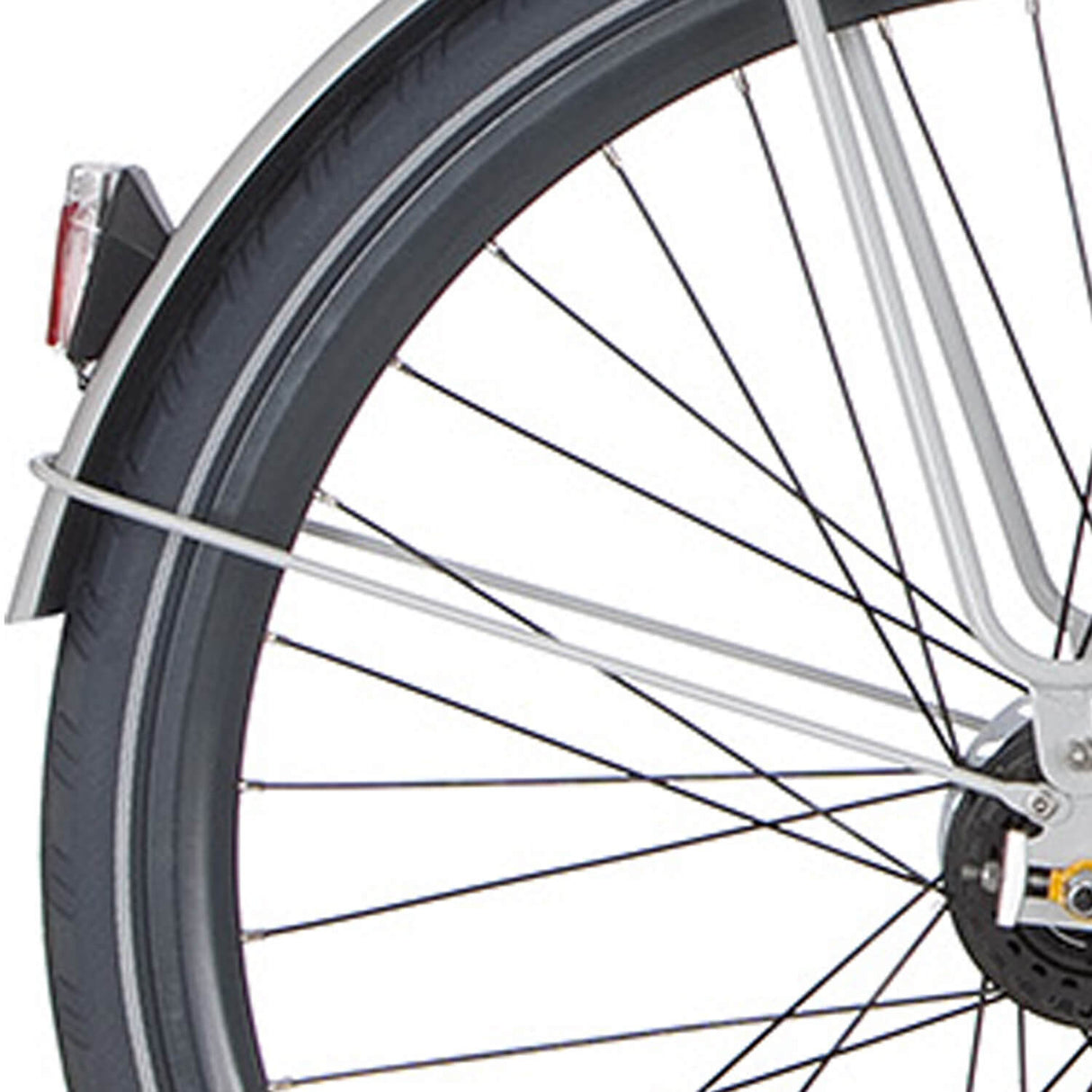 Cortina Fender Stange hinten 28 -Speed -Eiskugel weiß