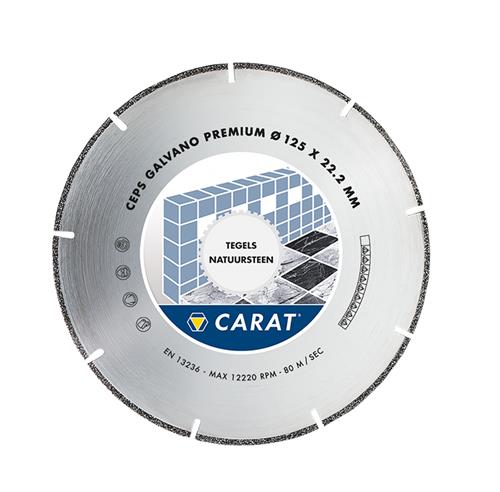 Carat Diamantsägeblatt 125x22,2 Galvano