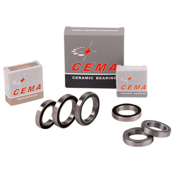Cema Kugellager 6806 30x42x7 SG3 beschichtetes Keramik schwarz