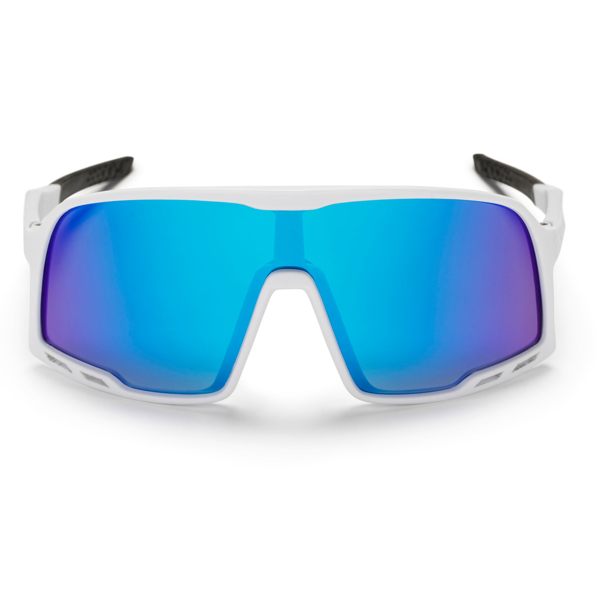 Chpo Brille Henrik weiß blau verspiegelt