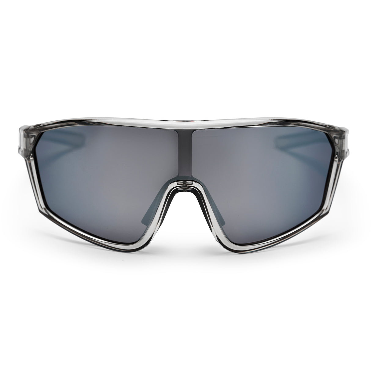 Chpo-Brille Vinfred grau transparenter Silberspiegel