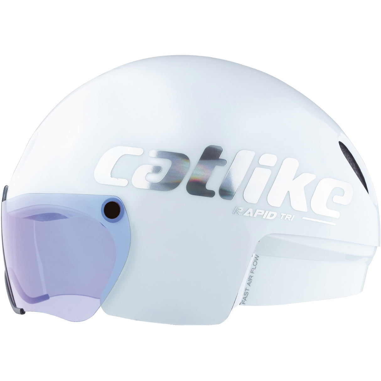 Buzaglo katzenartiger Zeitfahrhelm Rapid Tri Größe L 58-60 cm weiß