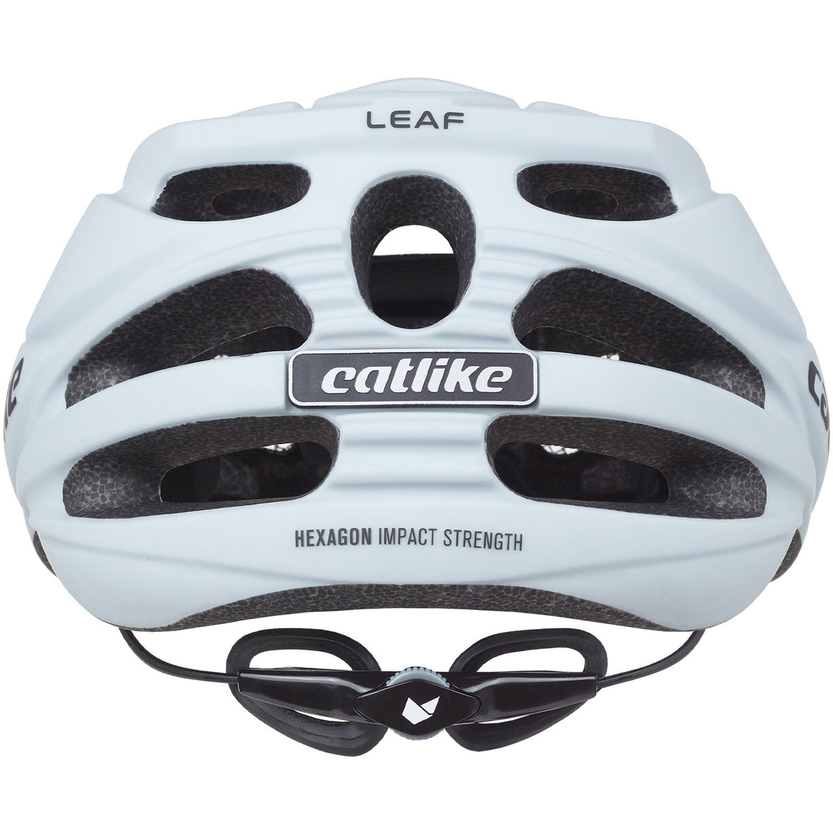 Buzaglo katzenartiger MTB-Helm Blattgröße M 55-57 cm Gletschergrau