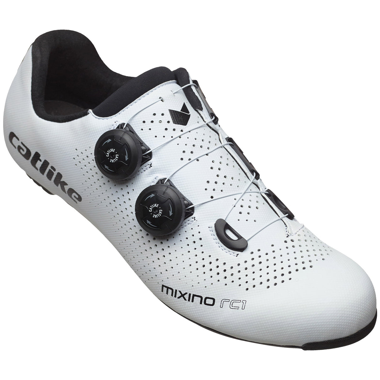 Katzenartige Rennschuhe Mixino RC1 Carbon Größe 40 weiß