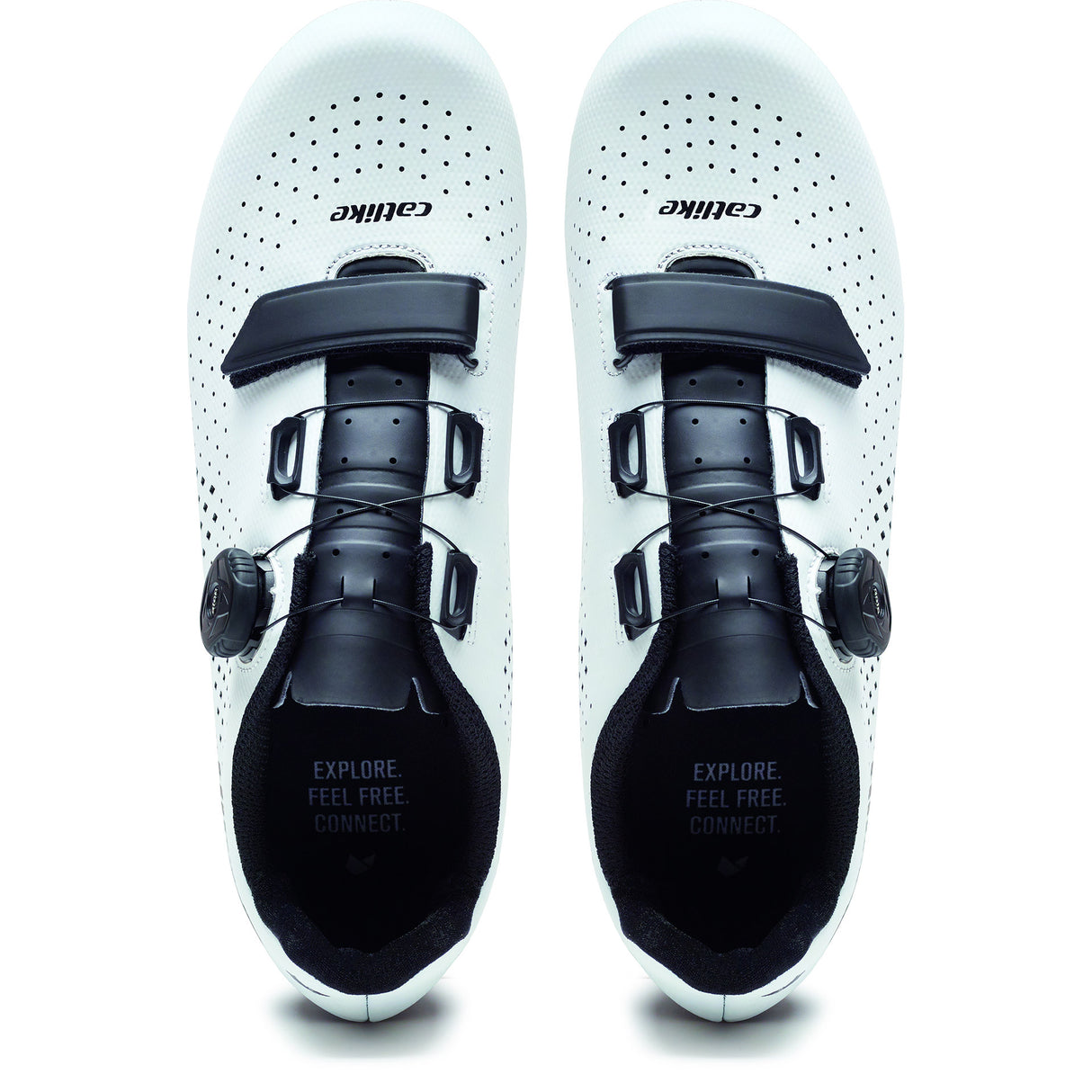 Katzenartige Rennschuhe kompact'o r1 Nylon 45 weiß