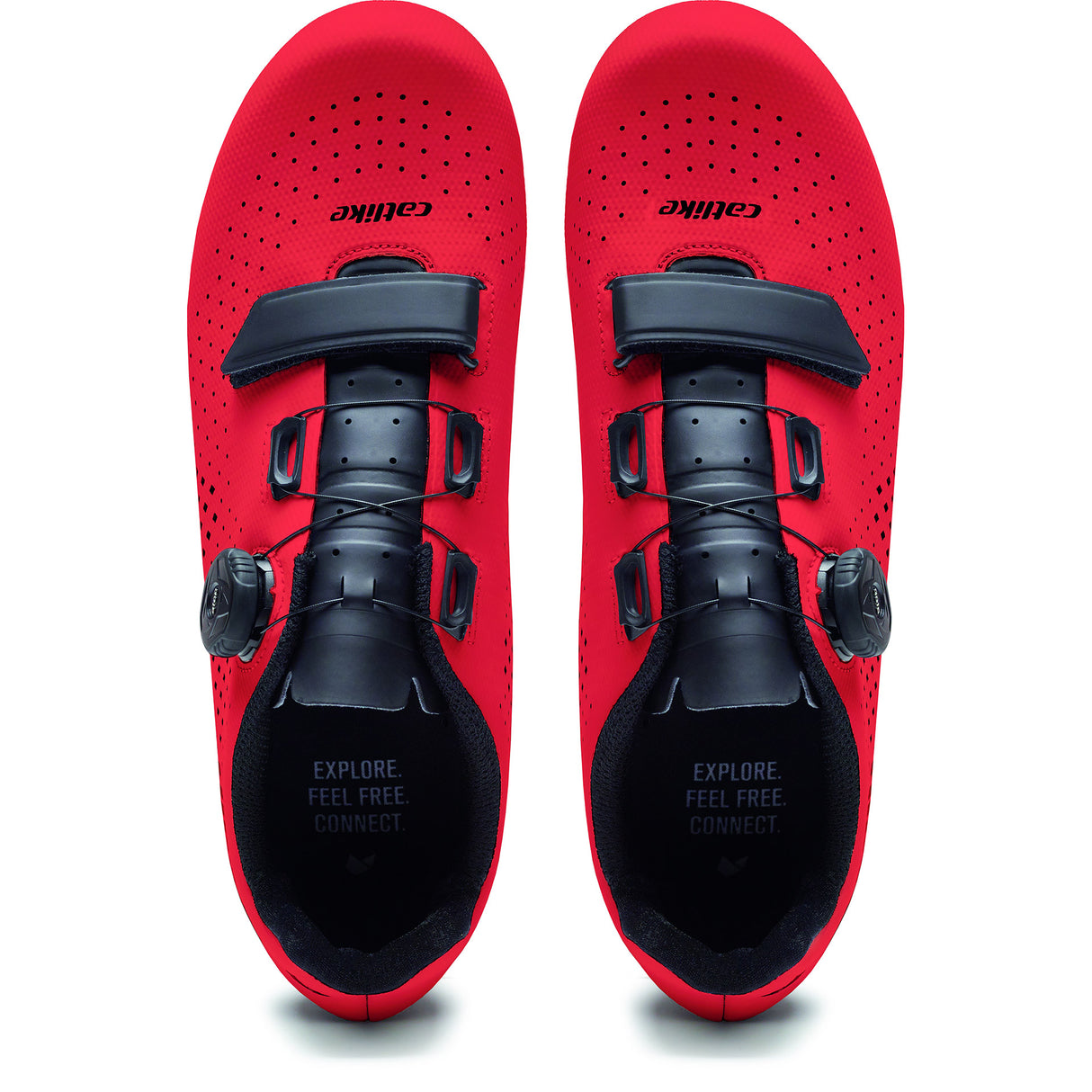 Katzenartige Rennschuhe kompact'o r1 Nylon 39 rot