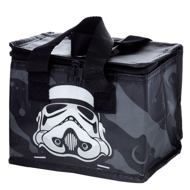 Die originale Stormtrooper-Lunchtasche aus schwarzem Rpet mit robuster Kühltasche