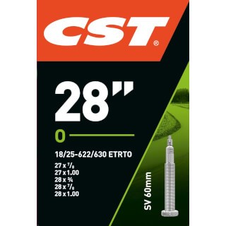 CST Innenrohr SV15 Rennen 28 Zoll 18 25-622 SV 60 mm extra lang 071505