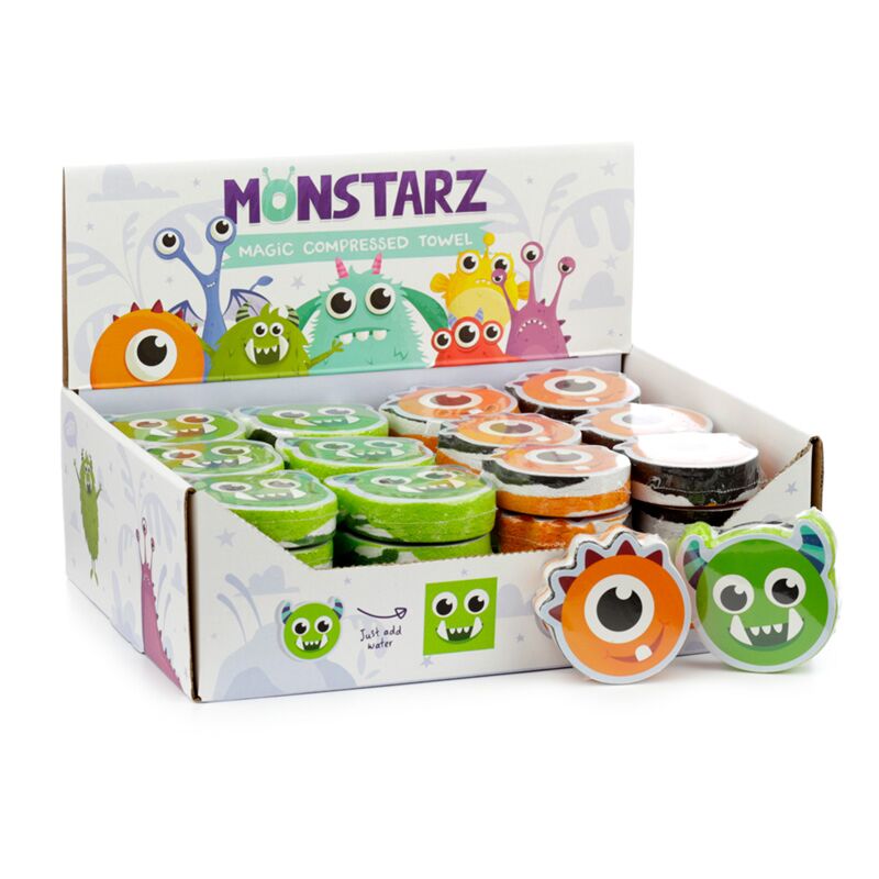 Monstarz Monster kompaktes Reisehandtuch aus Polyester