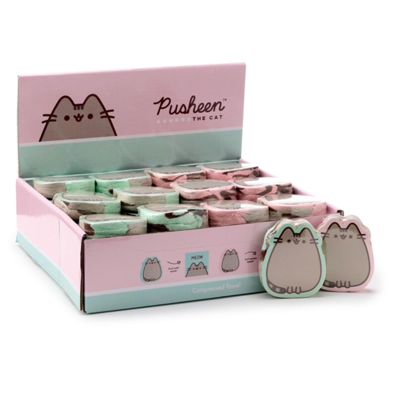 Pusheen die Katze, kompaktes Reisehandtuch