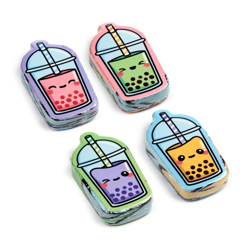 Kompaktes Reisehandtuch „Bubble Tea“ von Foodiemals