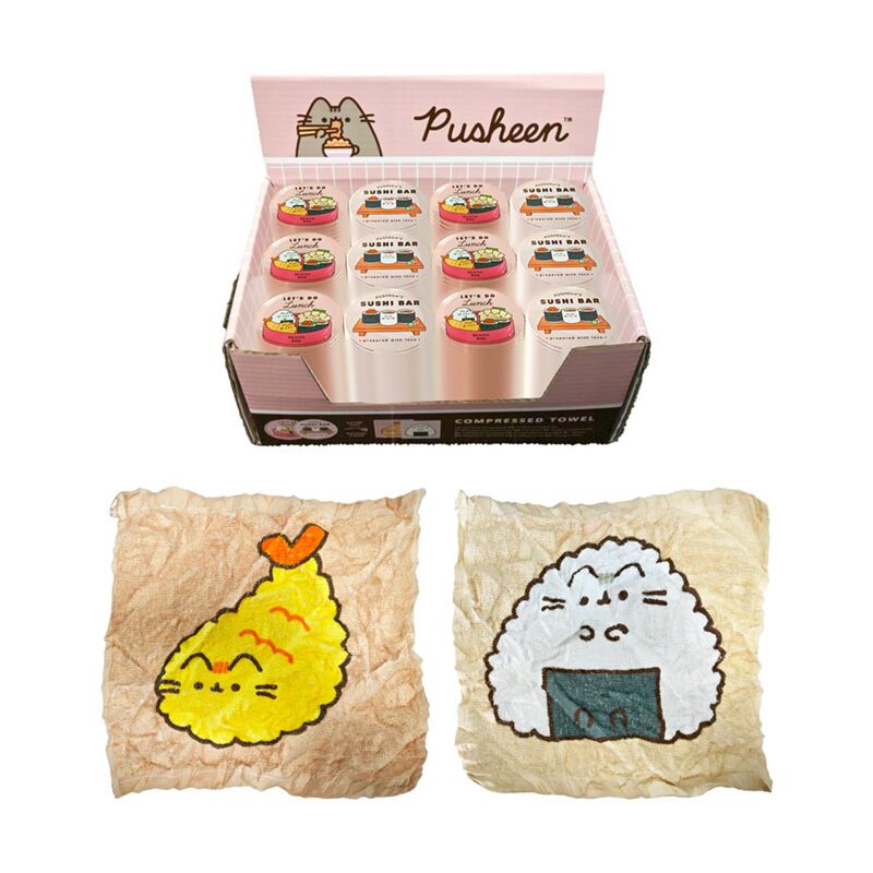 Union Pusheen The Cat Sushi Club kompaktes Reisehandtuch