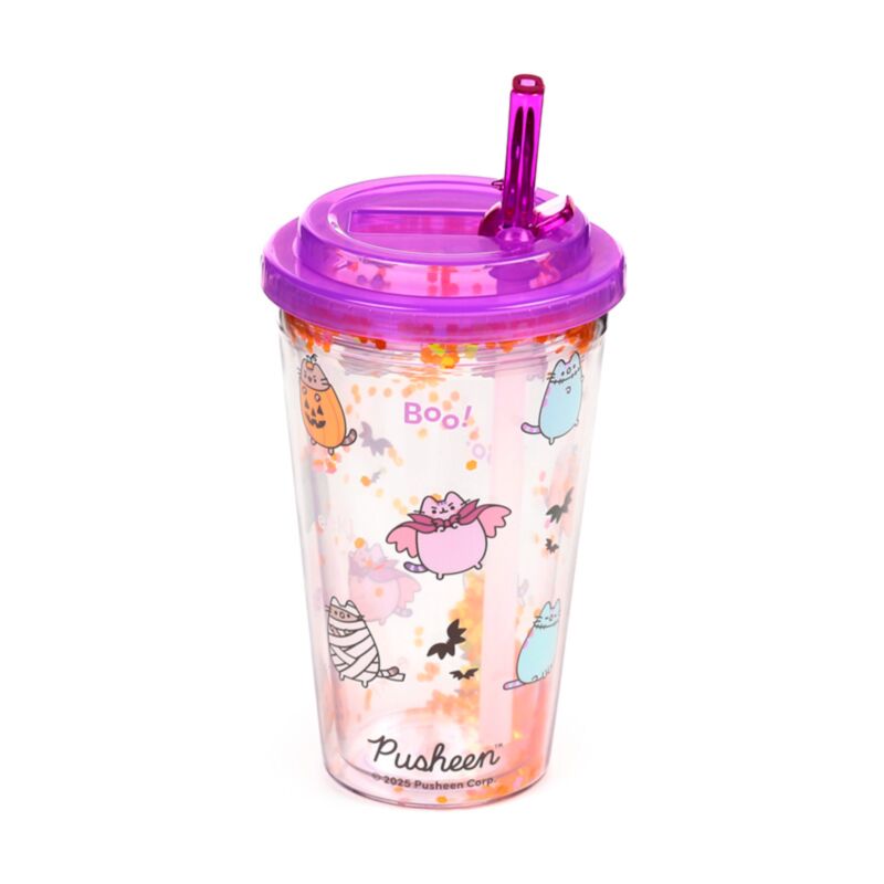 Pusheen die Katze Halloween bruchfester, langlebiger doppelwandiger Becher