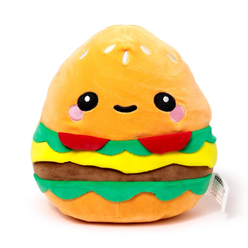 Plüsch-Squidglys-Feinschmecker-Mals, Hammy, der Burger
