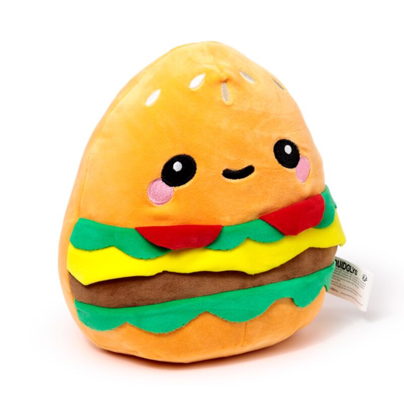 Plüsch-Squidglys-Feinschmecker-Mals, Hammy, der Burger