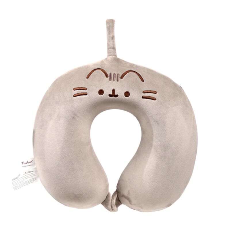 Relaxeazzz Pusheen die Katze Plüsch-Nackenkissen aus Memory-Schaum