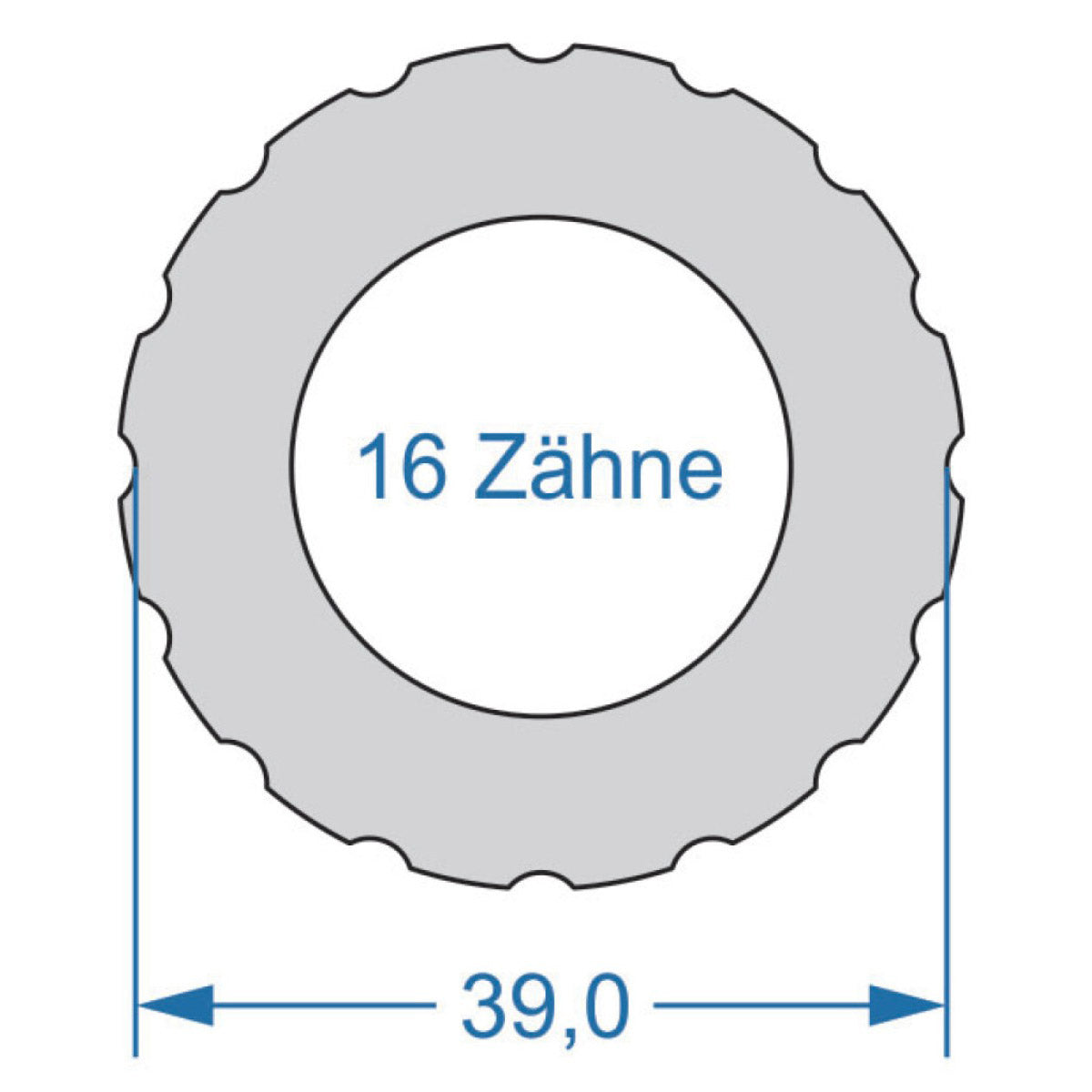 Cycplus Zyklenwerkzeug Power.Tool 2-seitig T16 39,0 T10 27,8