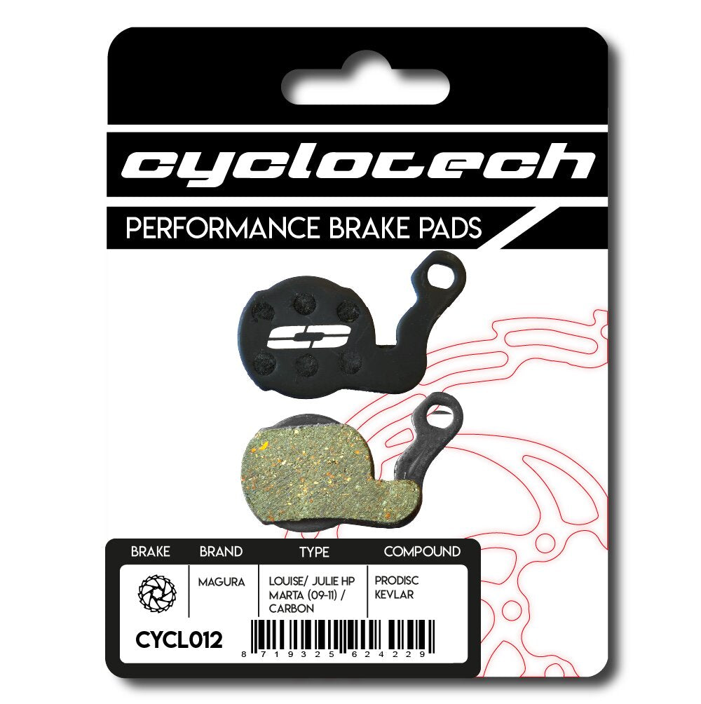 Cyclo tech schijfremblok prodisc kevlar magura louise