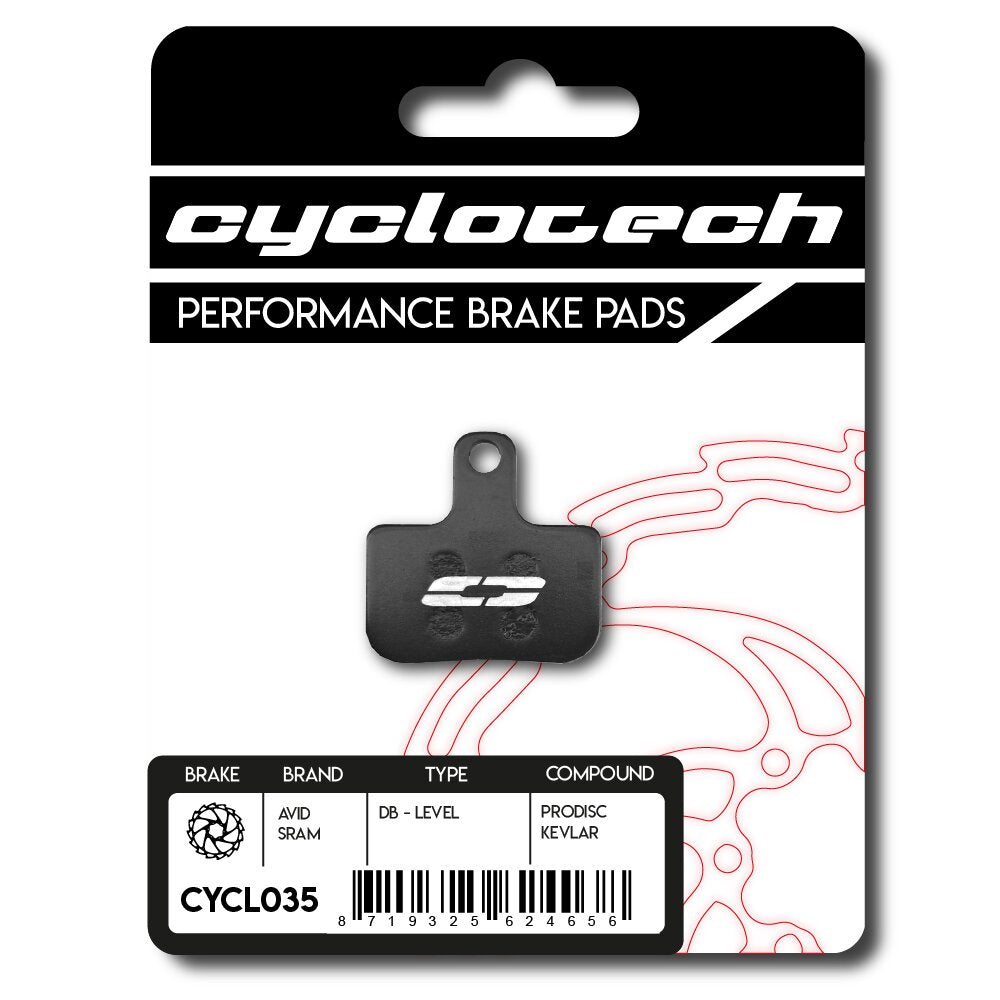 Cyclo tech schijfremblok prodisc kevlar sram level