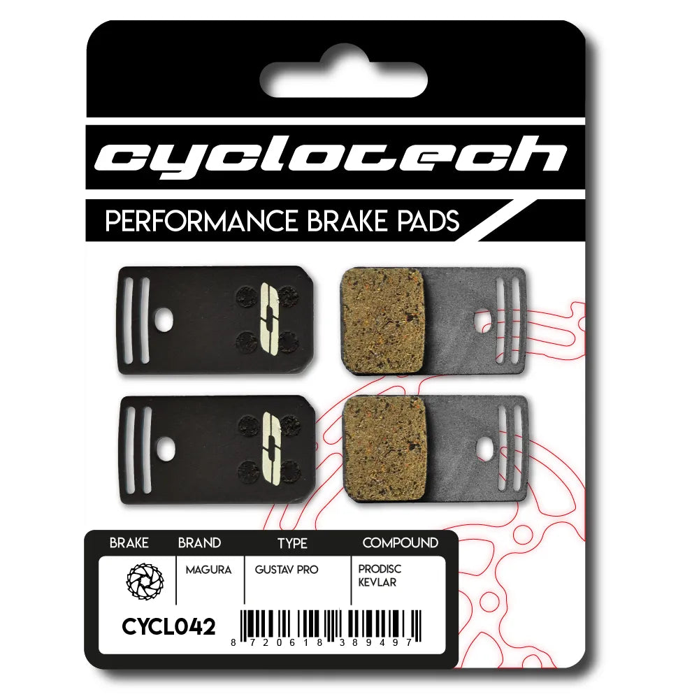 Cyclo tech schijfremblok prodisc kevlar magura gustav pro