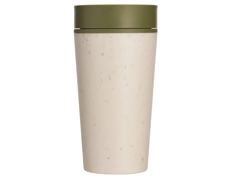 Rundkarte Co. Kaffeetasse Rundkasse 340 ml Sahne Grün grün