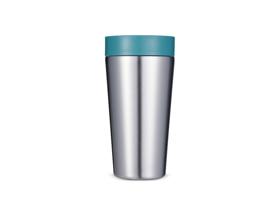 Circular Co. Kaffeetasse - Edelstahl - graugrün - 340 ml