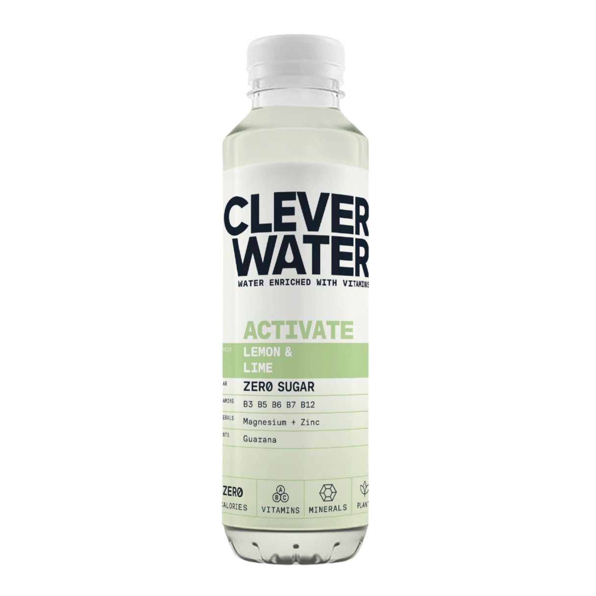 Clever water activate lemon lime (12x 500 ml)