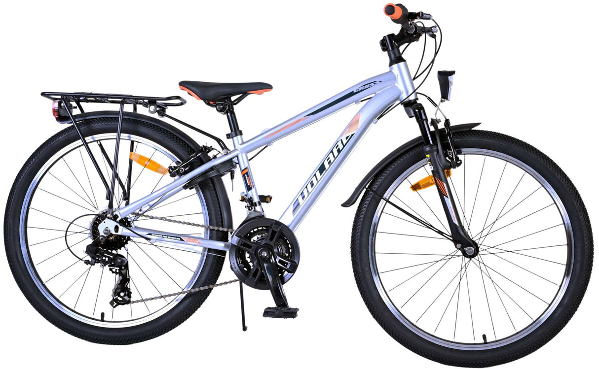 Volare Cross Children's Bike Boys 24 Zoll Silber 18 Gänge zwei Handbremsen
