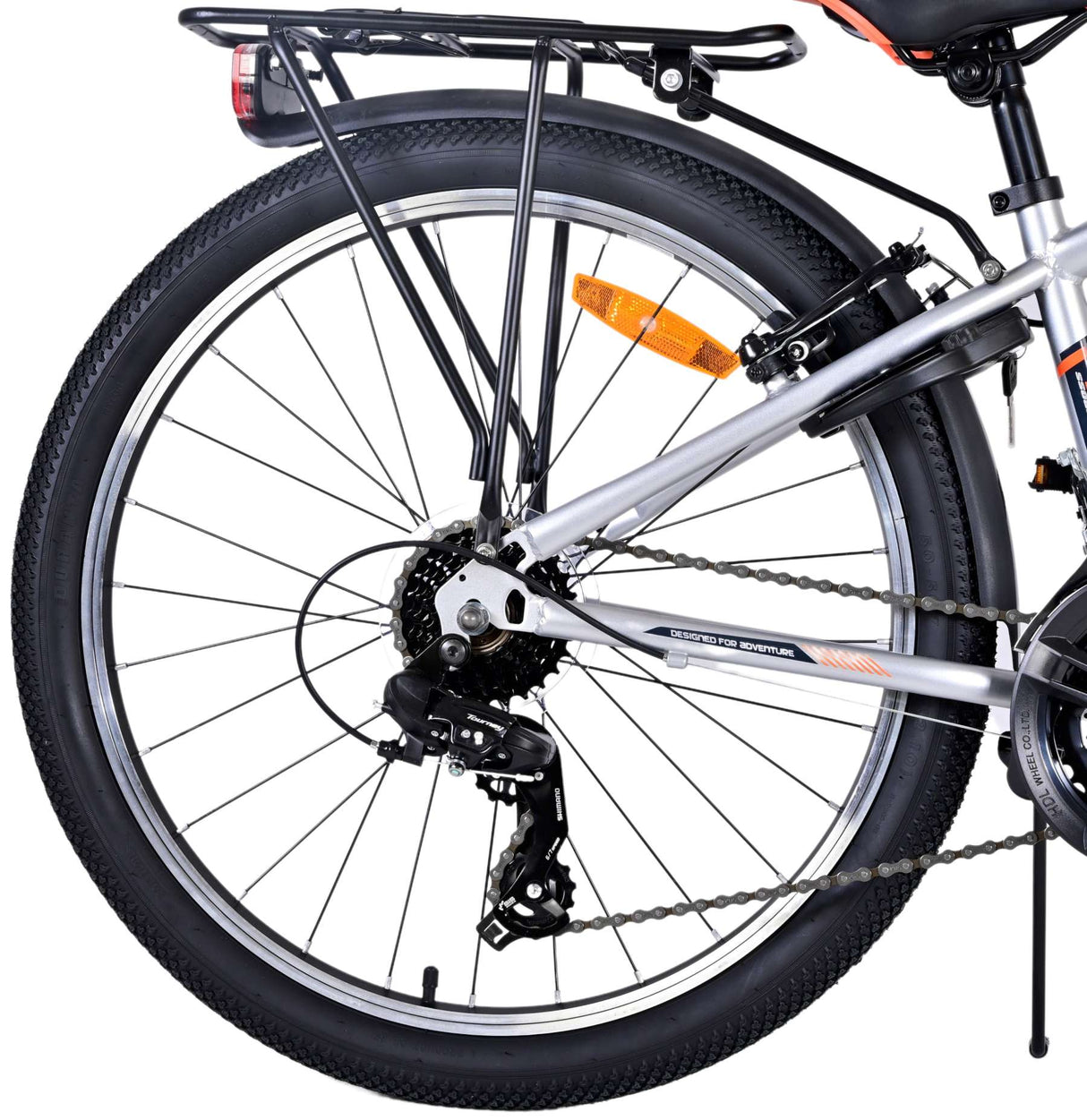 Volare Cross Children's Bike Boys 24 Zoll Silber 18 Gänge zwei Handbremsen