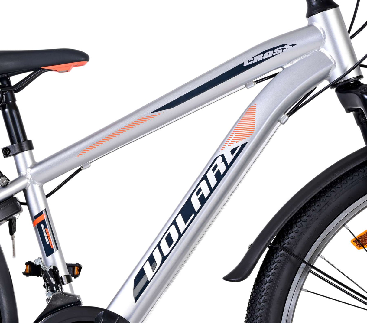 Volare Cross Children's Bike Boys 24 Zoll Silber 18 Gänge zwei Handbremsen