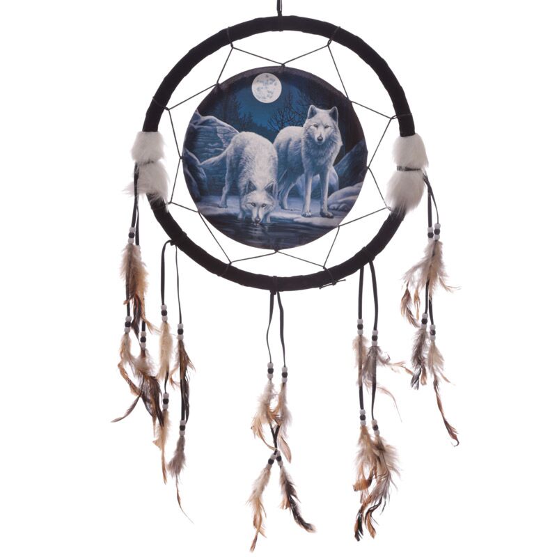 Lisa Parker Winterwolf-Traumfänger 33 cm