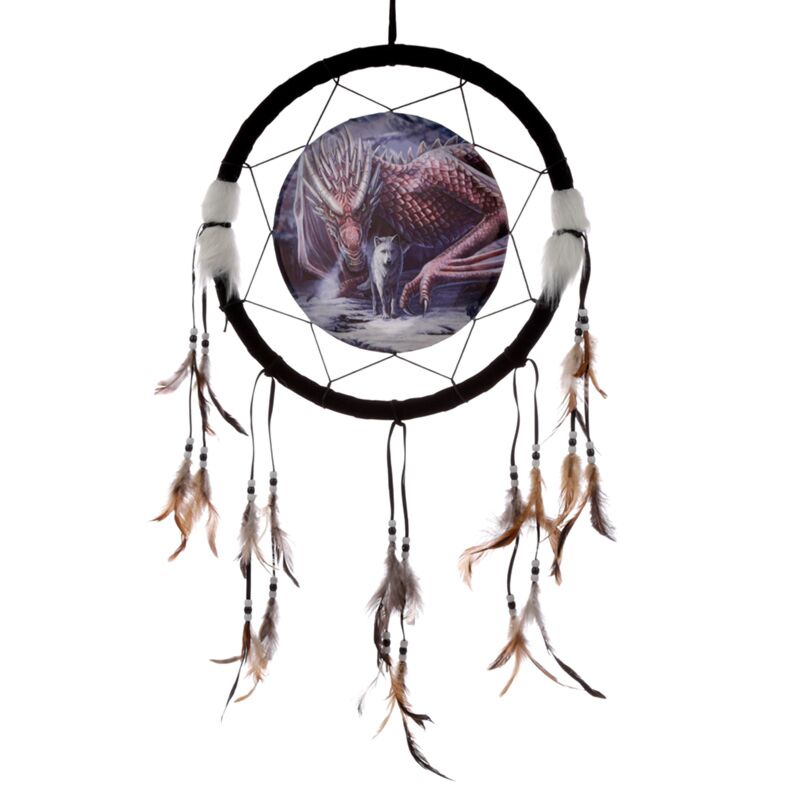 Lisa Parkerer Alliance Drachen-Wolf-Traumfänger, 33 cm