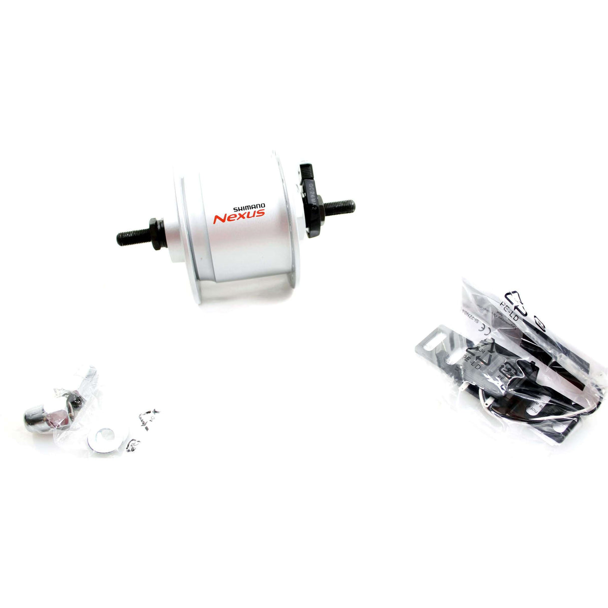 Shimano Dynamo Naf 100 36 Silber DH-C3000 6 V 3,0W Nuss