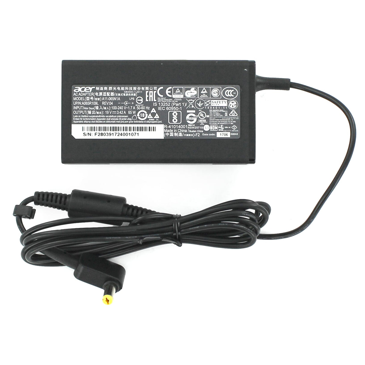 Acer Laptop-Netzteil 65 W