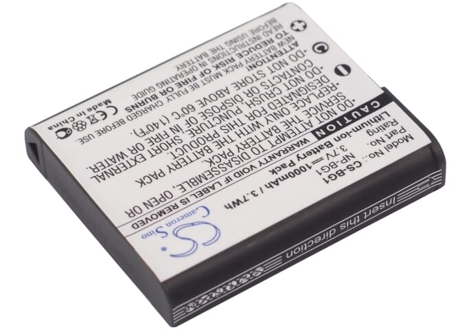 Blu-Basic Digitalkamera-Akku 3,7 V 1000 mAh Li-Ion für Sony