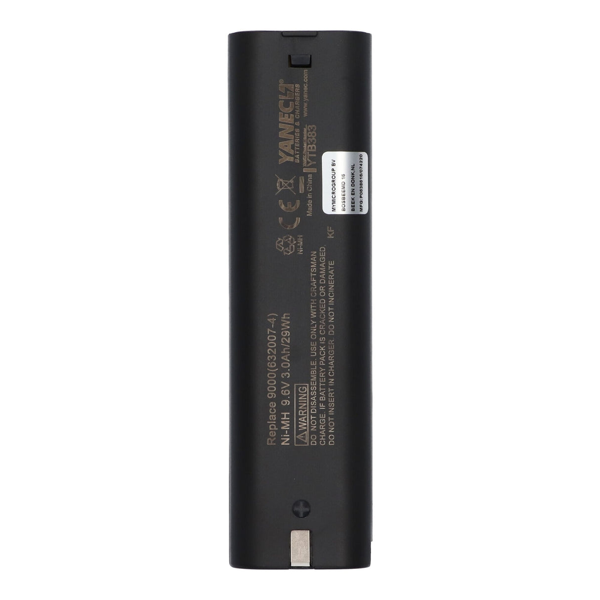 Ryobi Yanec Tools Batterie 9,6 V 3AH Ni-MH für Makita Internal