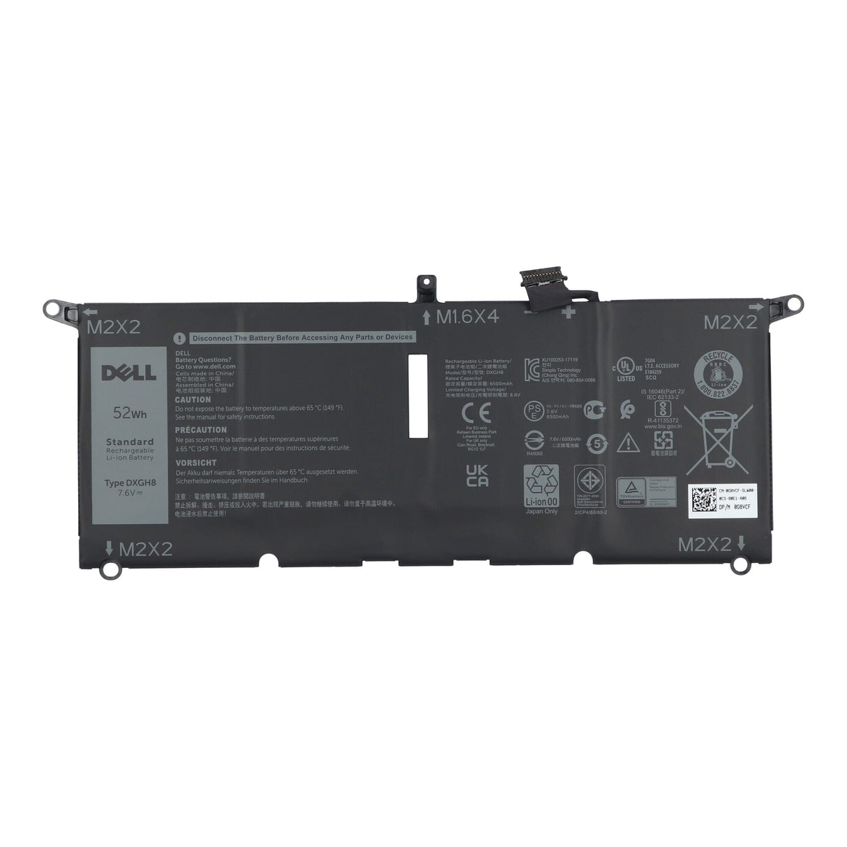 Dell -Laptop -Akku 6500 mAh