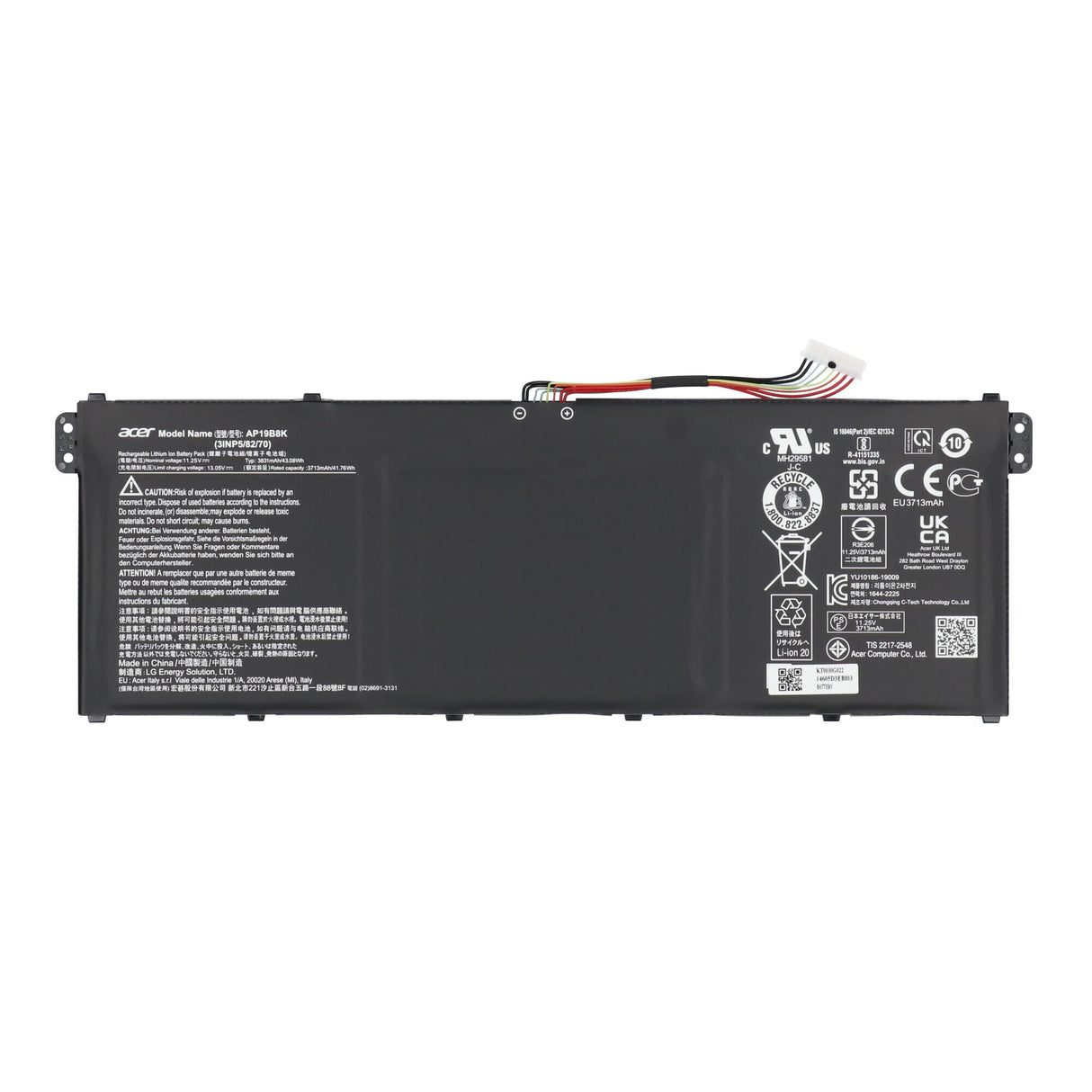 Acer -Laptop -Akku 11.25 V 3831MAH