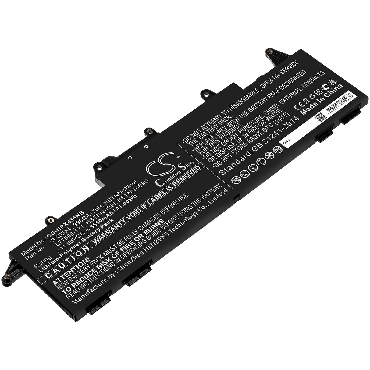 Ersatz-Laptop-Akku 3550 mAh