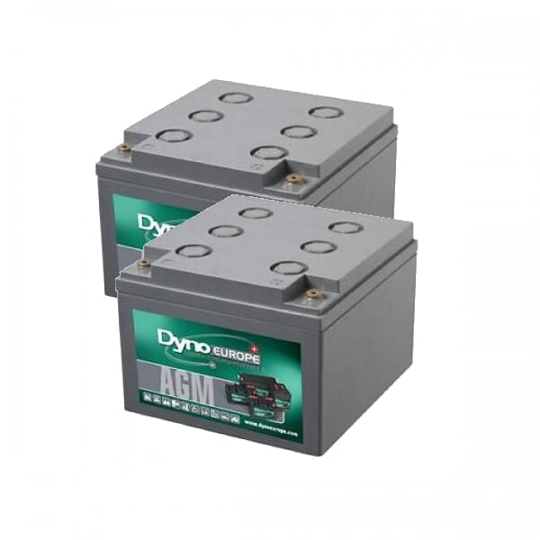 Dyno AGM-Batterie 12 V 26 Ah Ersatzset (ohne Kabel)