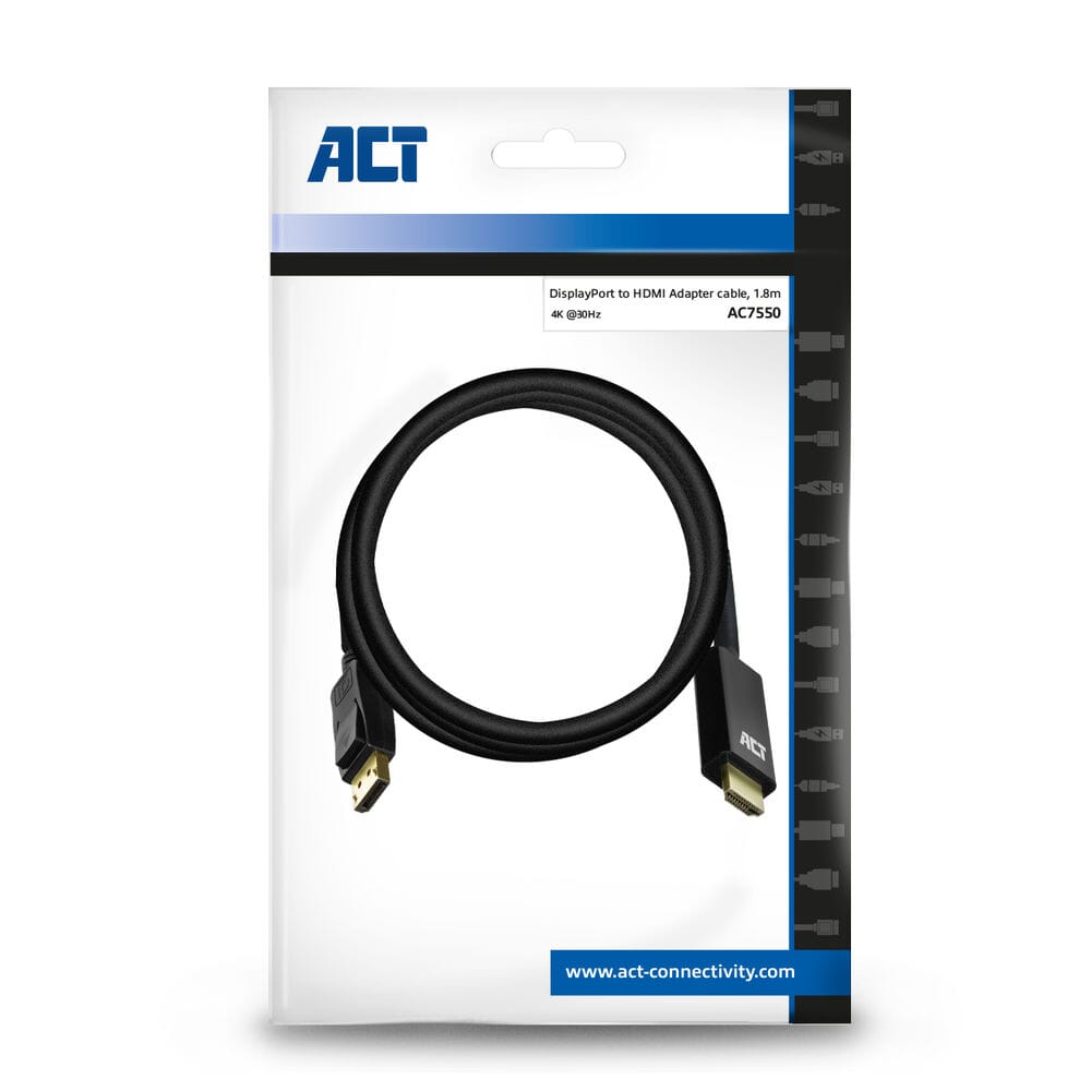 Act-Kabel schwarz 13 mm