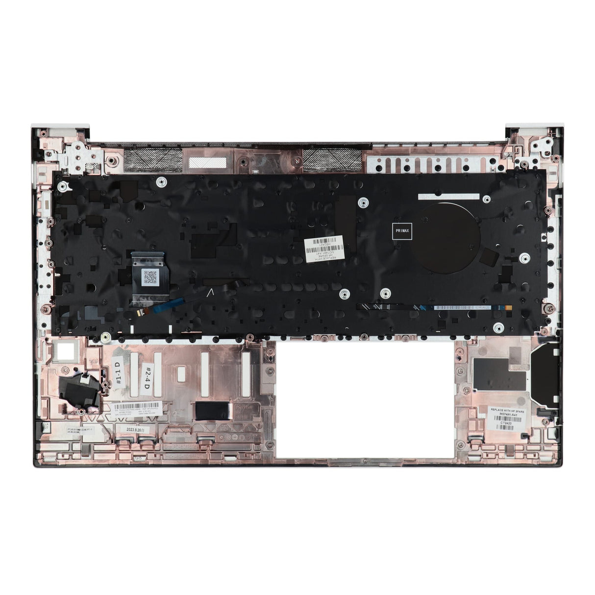 HP -Laptop -Tastatur Aery BE + Top Cover, BL - Silber