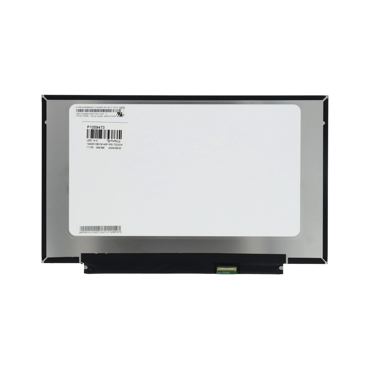 14,0 Zoll LCD-Bildschirm 1920x1080 matt, 40pin 20mm, IPS, Touch