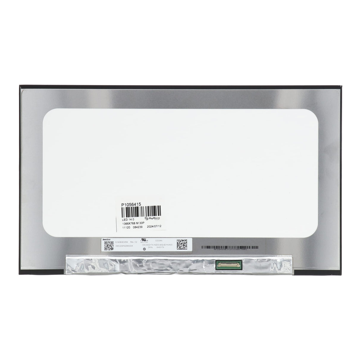 14,0 Zoll LCD-Bildschirm 1366x768 matt 30pin EDP