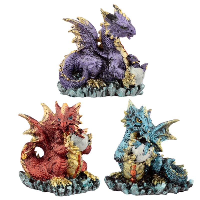 Elemente Drachenmutter mit Jungen