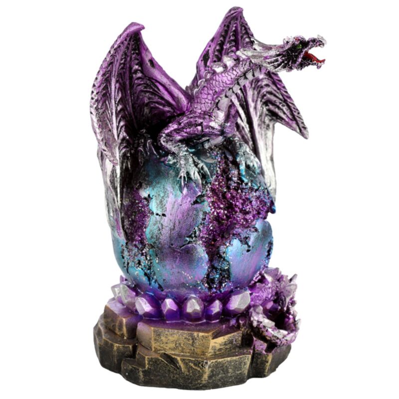 Dunkle Legenden führten eine Geode, die ein Drachenei umrahmte