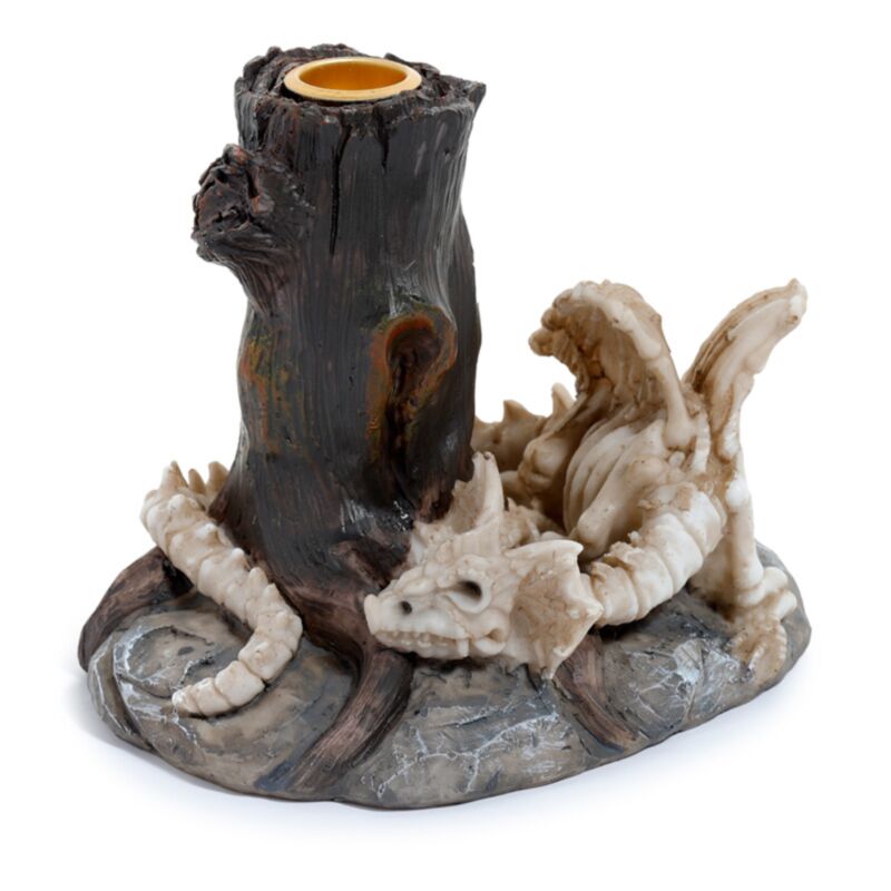 Schatten der Dunkelheit, schlafende Knochen, Drachenskelett-Kerzenhalter