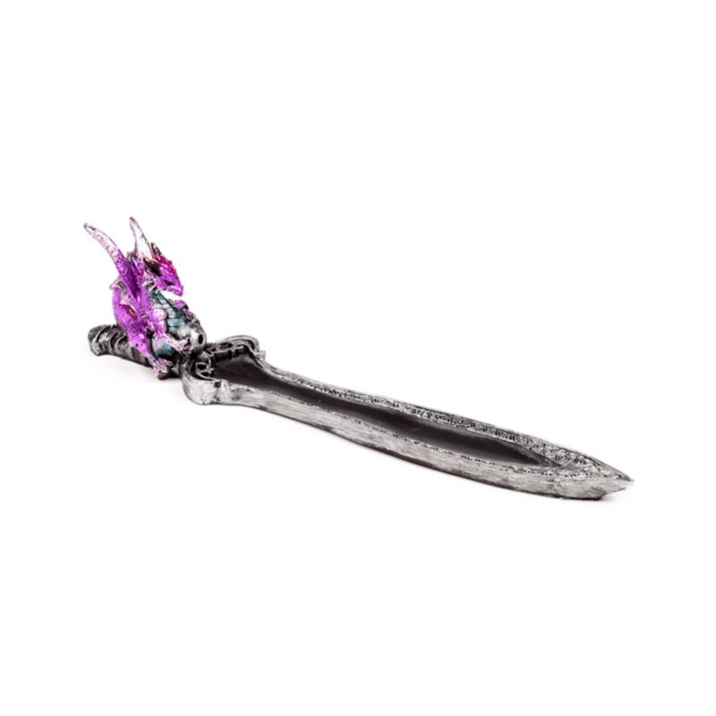 Dark Legends Mini-Räucherstäbchenhalter mit Amethyst-Drachen
