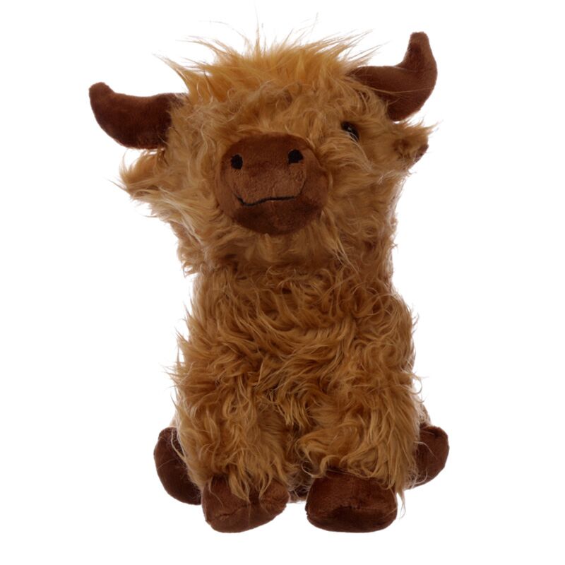 Highland Coo Plüsch-Kuh-Türstopper aus Plüsch