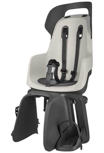 Kindersitz hinter Bobike Maxi Go Carrier Bestätigung Creme